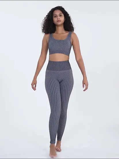 4CS Womens Active Wear Workout Sport Clothing Exercise Sportswear Workout Long Sleeves Seamless Gym Yoga Set Activewear Sport Suit for Women